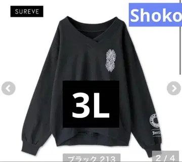 여성용 프린트 로고 풀오버 (Shoko x SUREVE) 3L