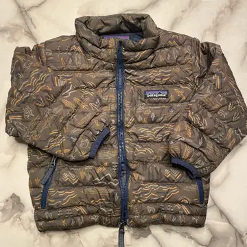 patagonia 카모 패턴 다운 자켓 2T