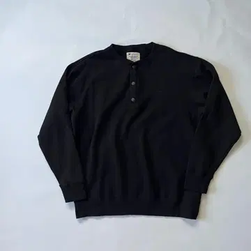 챔피온 스냅 하프 맨투맨 블랙 XL