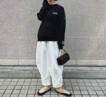 MEER. CROSS VOLUME PANTS 화이트