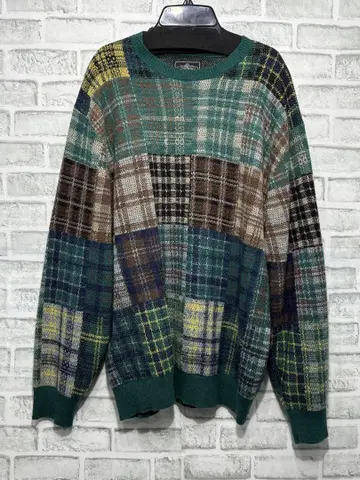 컨디션 최상 24AW BEAMS+ PALACE 별주 패치워크 니트