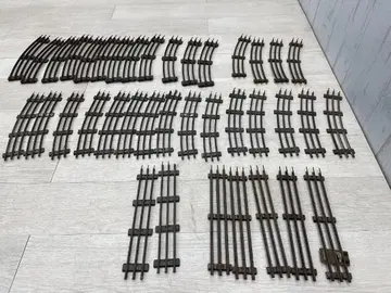 O 게이지 산신식 레일 직선 7도서 곡선 31도서 일괄 제조사 불명