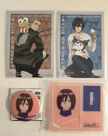 진격의 거인 art make TSUTAYA WIT 미카사 코니 세트