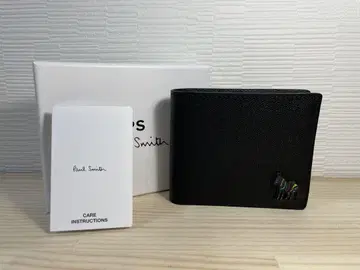 [ 미사용 새상품 ] PAUL SMITH 블랙 접이식 지갑 M2A6078
