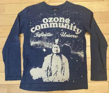 OZONE COMMUNITY 긴팔T셔츠 네이비S