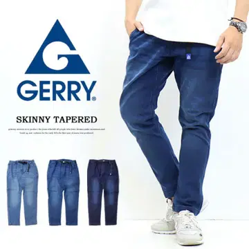 택 포함 새상품 GERRY 스트레치 데님 클라이밍 스키니 테이퍼드 팬츠