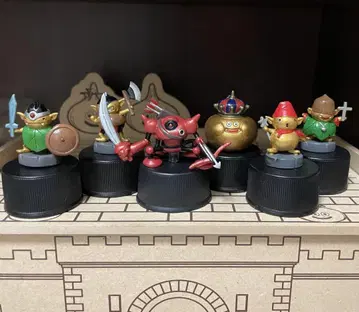 dragonquest bottle Caps tape painting3