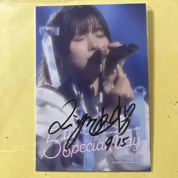 Liyuu 스페셜 데이 BD 사인 포함 엽서