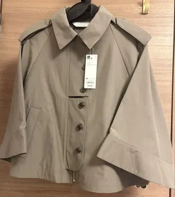 GU rokh 숏 케이프 코트 XL