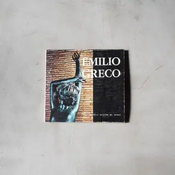 'Emilio Greco'vintage Exhibition catalog