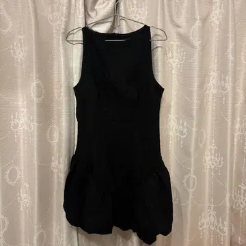 ZARA 블랙 슬리브리스 미니 원피스 M