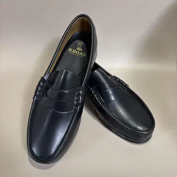 REGAL 블랙 가죽 로퍼 Y065