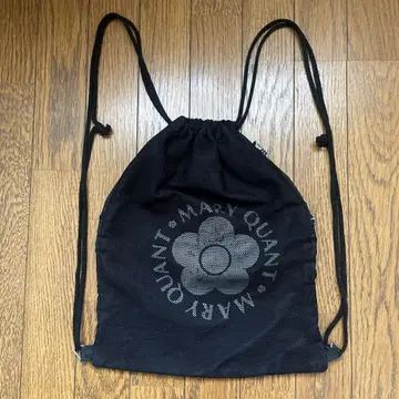 MARY QUANT 블랙 백팩