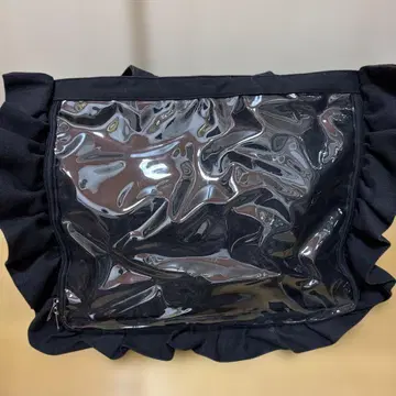 zakkamart 자카마트 이타백 프릴 A3 블랙 캐리온
