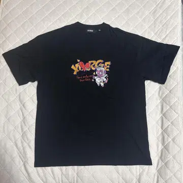 XLARGE 블랙 T셔츠 L 사이즈