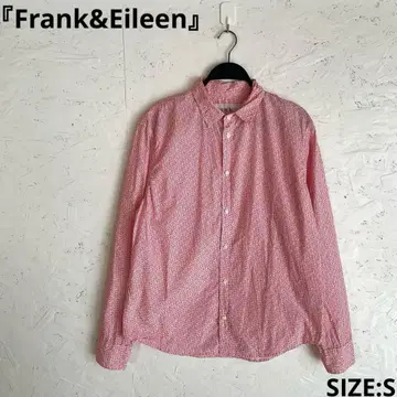 미국제 PAUL [Frank&Eileen] 긴팔 코튼 셔츠 꽃무늬 S