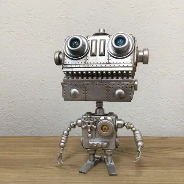 13 미니 로봇 스팀펑크 실버 12.5cm