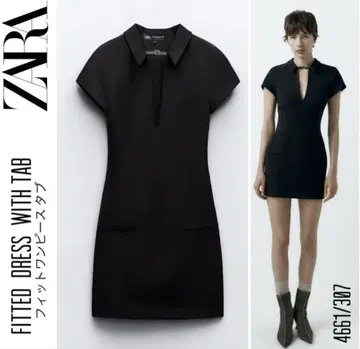 ZARA 핏 원피스 탭