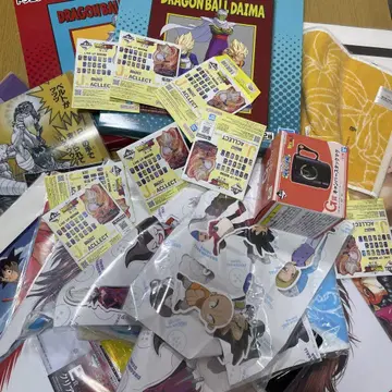 제일복권 드래곤볼 NARUTO 격투왕 바키 48점 일괄 세트