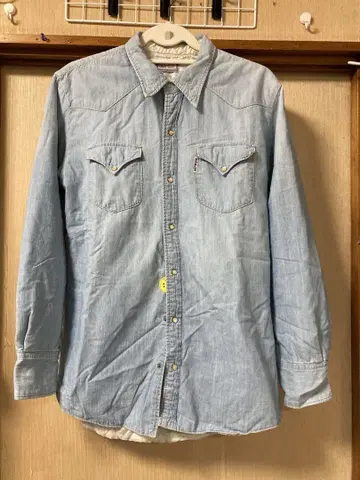 초기 BLUE BLUE 충전솜 퀼팅 웨스턴 셔츠 L3 탄력란