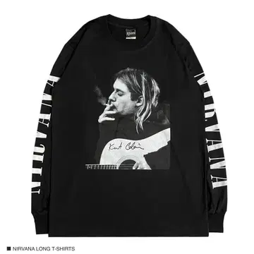 NIRVANA 커트 코베인 L 사이즈 긴팔 티셔츠 락 밴드 티