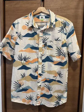QUIKSILVER 반팔 셔츠 퀵실버 하와이안 셔츠