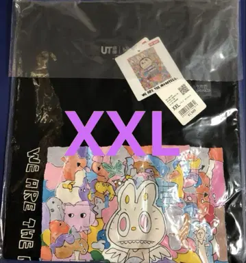 UNIQLO POPMART UT 유니클로 팝마트 러브브 XXL 블랙