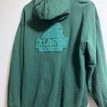 XLARGE 그린 후드티 L 사이즈