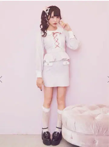 Re Twinkle 모노그램 원피스