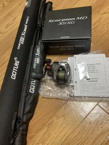 SHIMANO Scorpion MD 301XG. GOTURE 804 MH