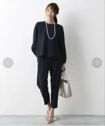 GLOBAL WORK 네이비 셋업