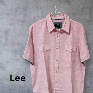 [ 새상품, 미사용 ] Lee 반팔 셔츠 핑크 L