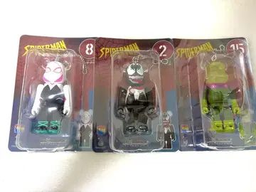 BE@RBRICK (베어브릭) 해피 복권 스파이더맨 3체 세트