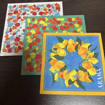 ARAMA 썸머 레몬 미니 스카프