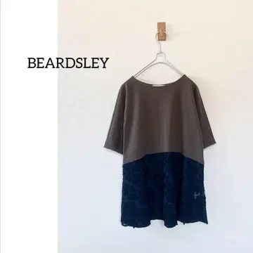 BEARDSLEY 비어즐리 자카드 절개 돌먼 튜닉 페플럼