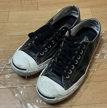 컨버스 잭퍼셀 가죽 블랙 US8.5