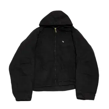 BEAR 도톰 숏 기장 오버 사이즈 덕 액티브 후드티 블랙 구제 의류