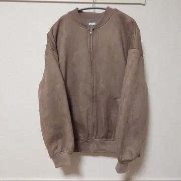 GLACIER 스웨이드 브라운 블루종 MA 1 L 사이즈