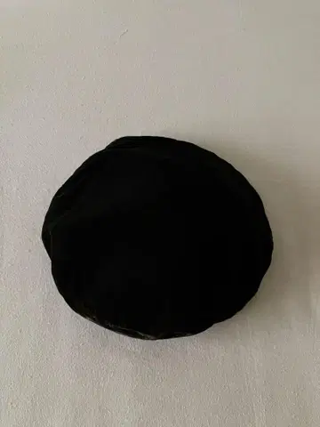 벨벳 베레모 블랙 남성용 여성용 프랑스 비로드 변형 베레모 구제 의류