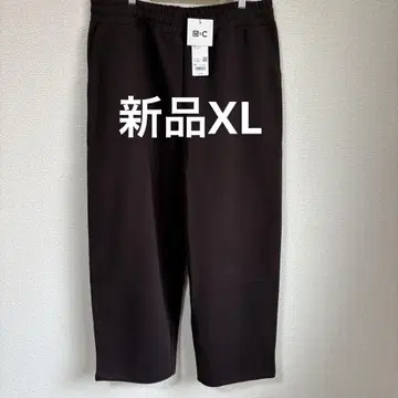 [ 새상품 ] 유니클로 C 맨투맨 와이드 팬츠 다크 브라운 XL