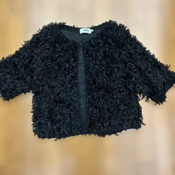 새상품 AZUL BY MOUSSY 블랙 반팔 가디건