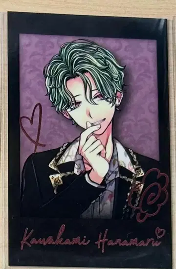 악마 고양이 발렌타인 폴라로이드 하나마루 금박