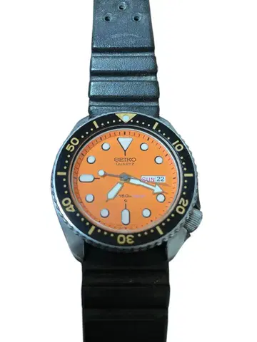 SEIKO 다이버즈 7548-700C 오렌지 레어 정크