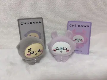 Chiikawa 파자마 파티 피규어 모몽가 랏코 2세트