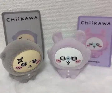 Chiikawa 파자마 파티 피규어 모몽가 랏코 2세트