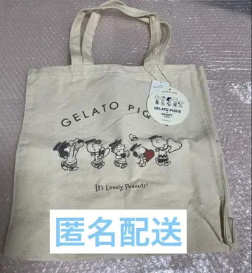 젤라또피케 스누피 페스티벌 한정판 토트백 미사용 새상품