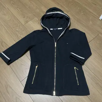 TOMMY HILFIGER 7부 소매 후드티 여성용 S 사이즈