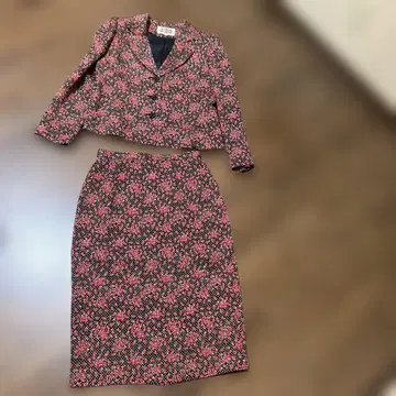 [ REGENCE ] 미니 꽃무늬 쇼와 레트로 수트