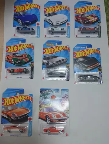 Hot Wheels 미니카 8대 세트