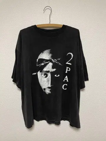00년대 y2k 2pac 'Tupac HipHop 랩 셔츠'